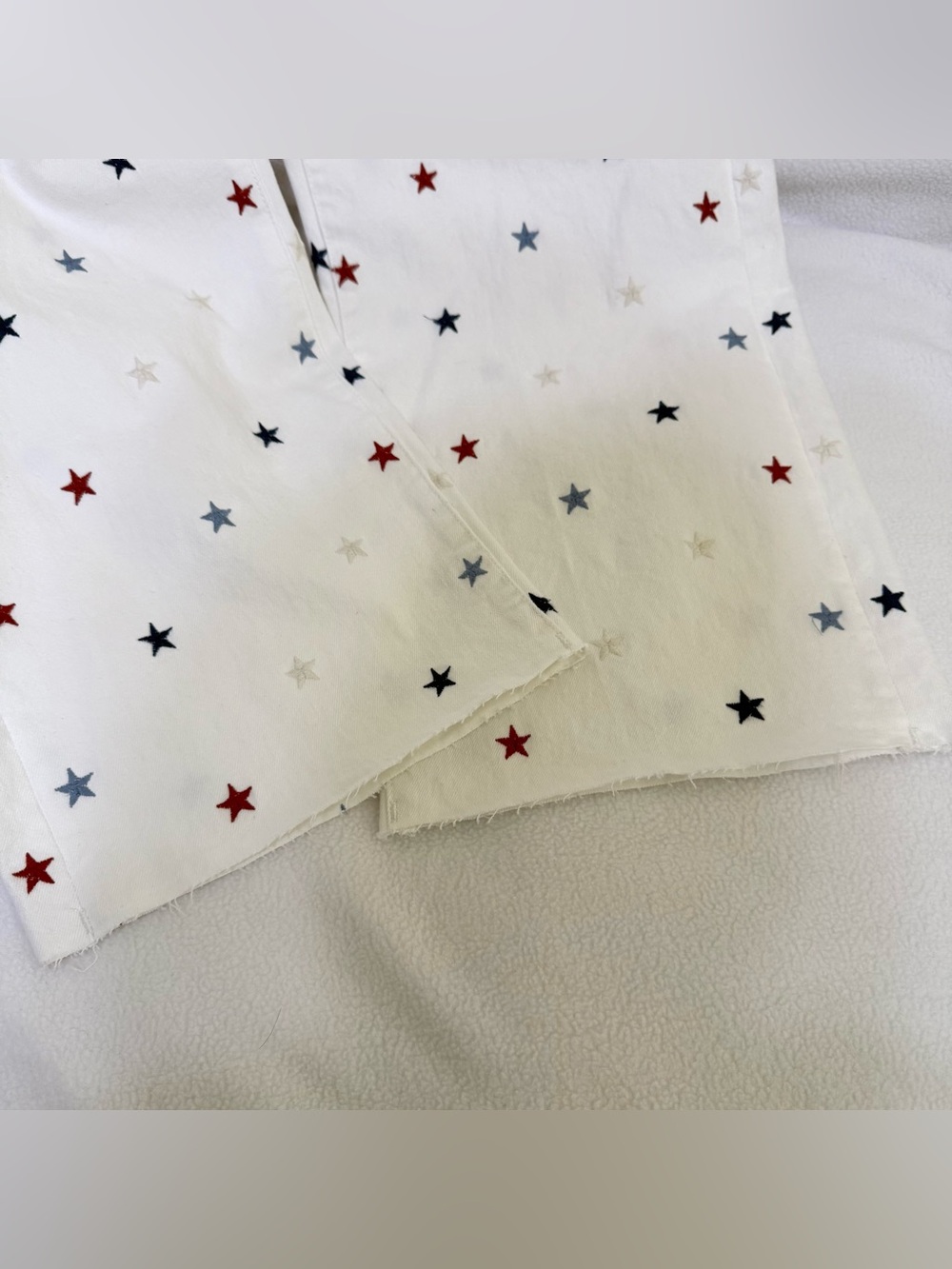 Driftwood Charlee Starry Eyed Embroidered Cropped Wide Leg Jeans Size 32 NWT - Picture 14 of 16